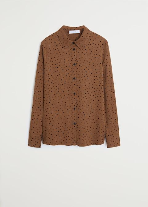 Printed flowy shirt