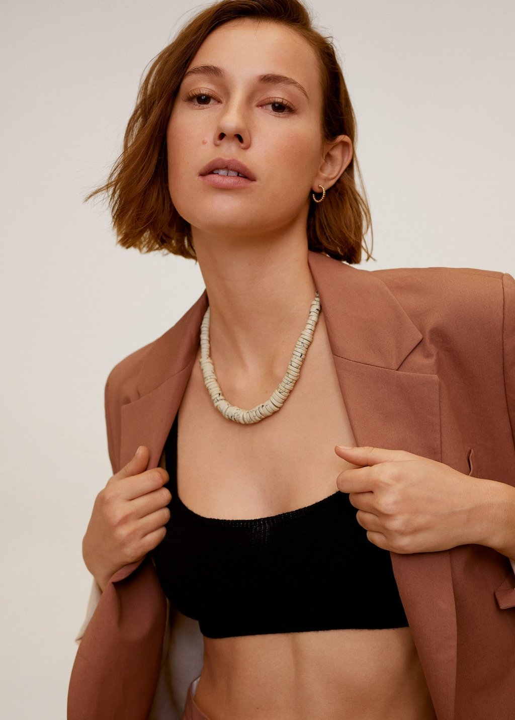 Wool knit top