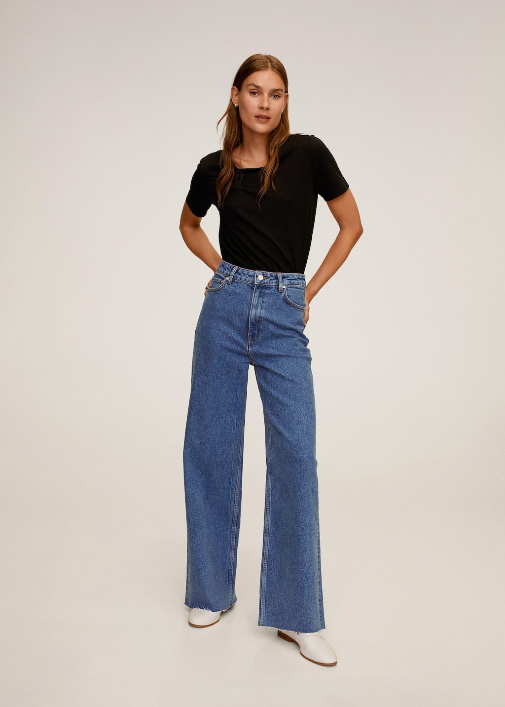 Essential cotton-blend T-shirt