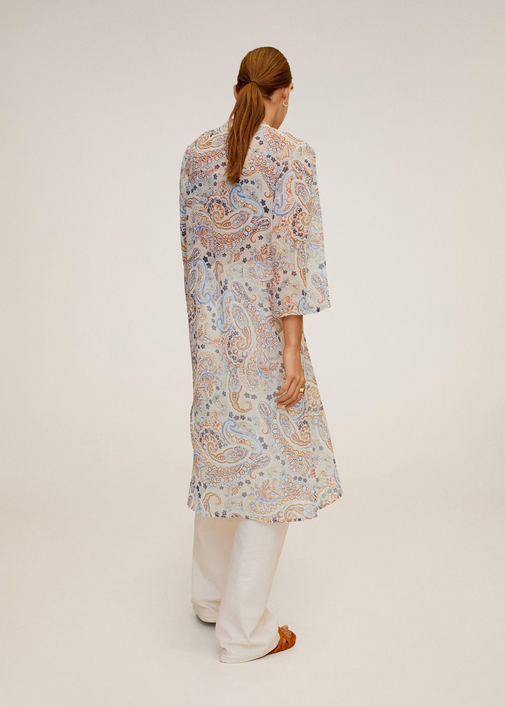 Paisley long blouse