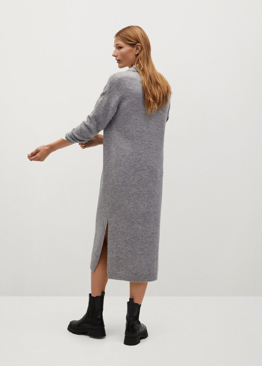 Jersey shirt dress