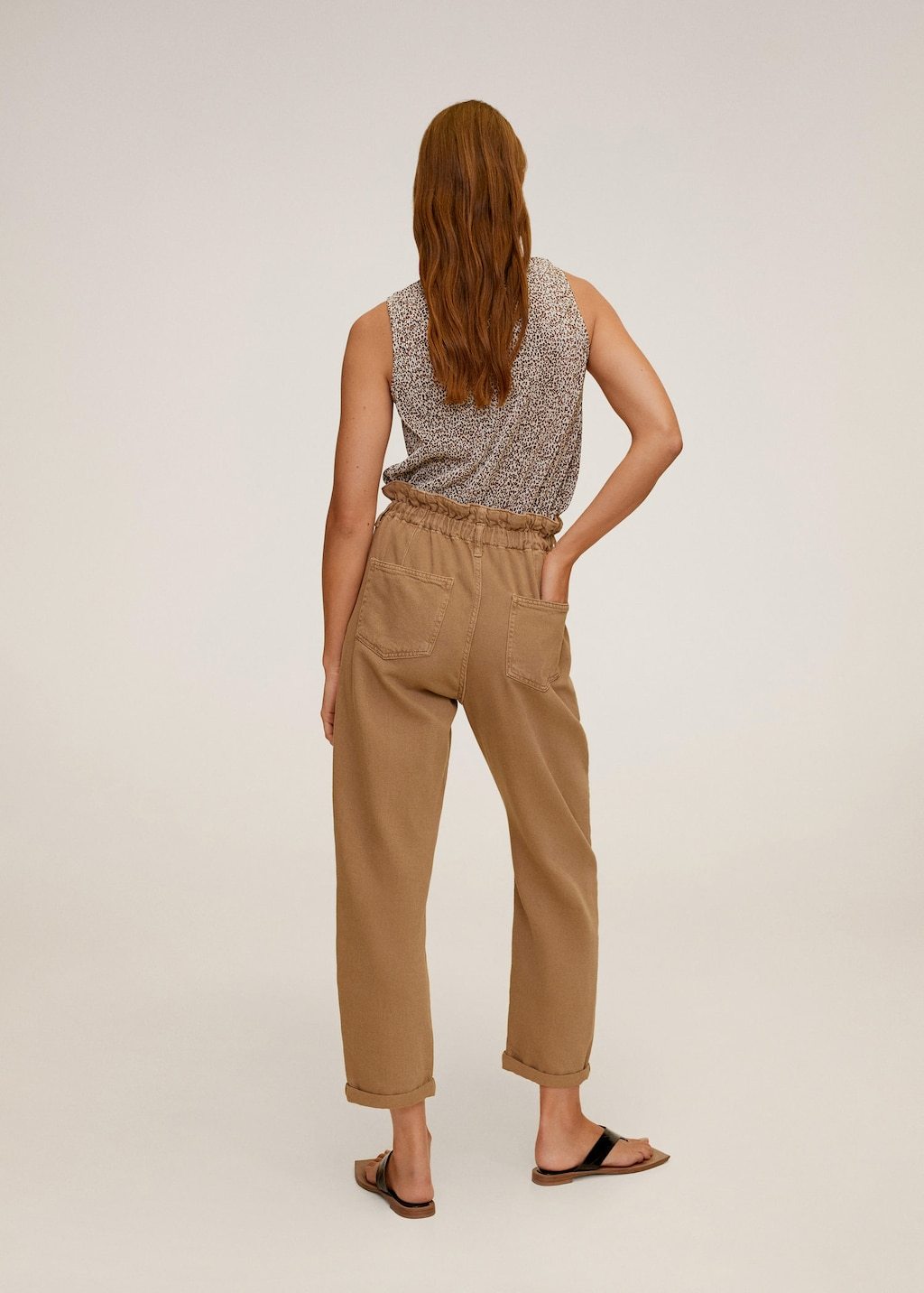 Ruffle pleated top