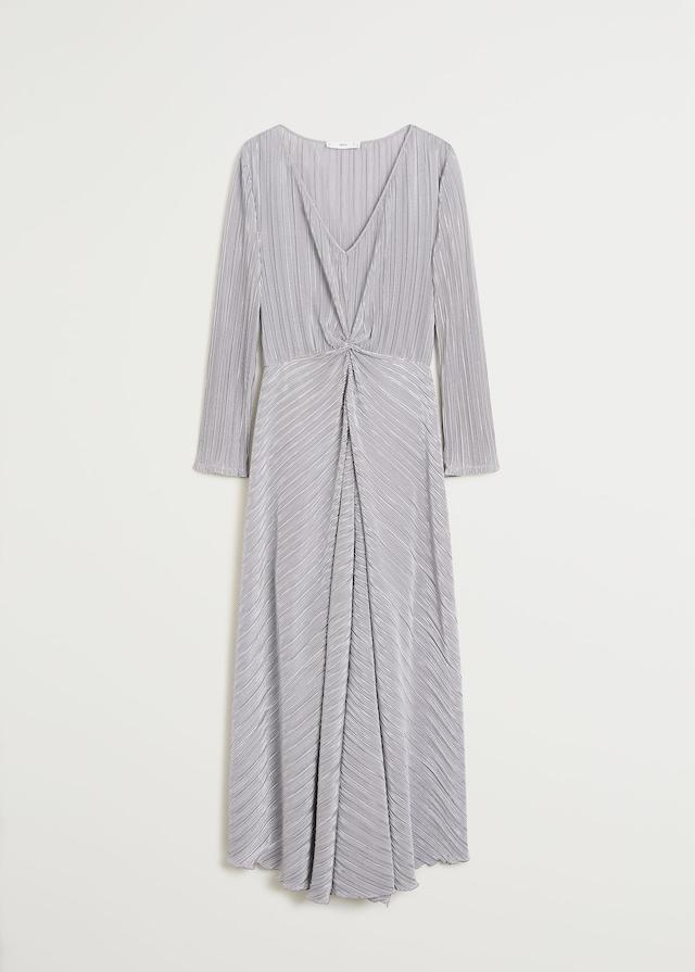Pleated long dress