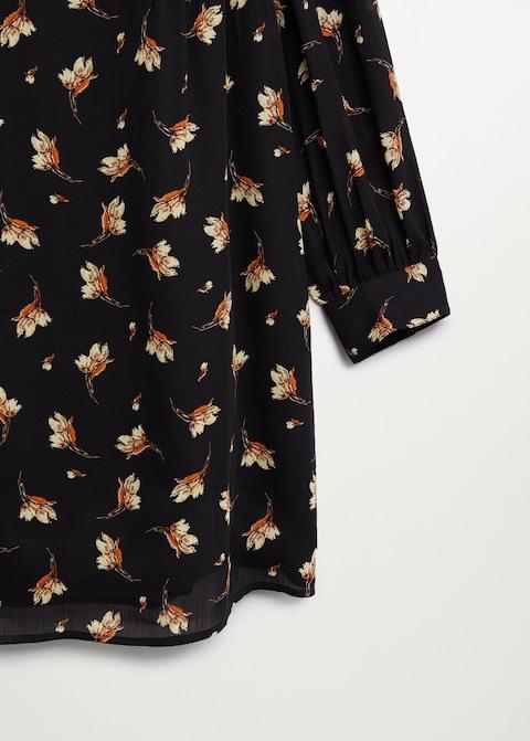 Flowy printed dress