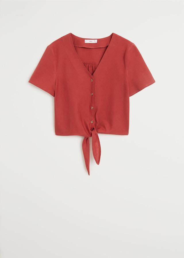 Tie cotton top