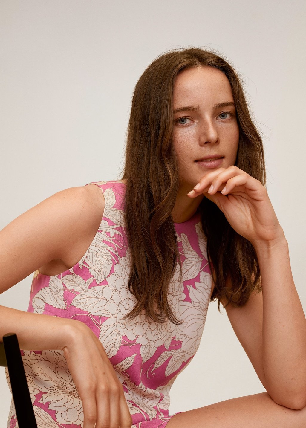 Flower print dress