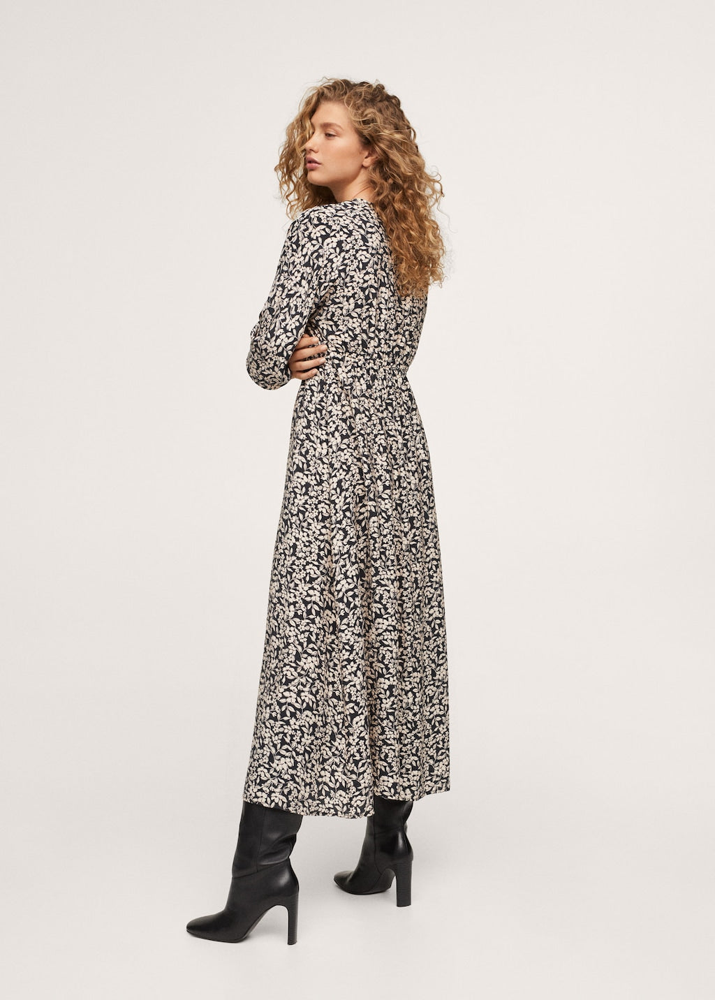 Floral print dress