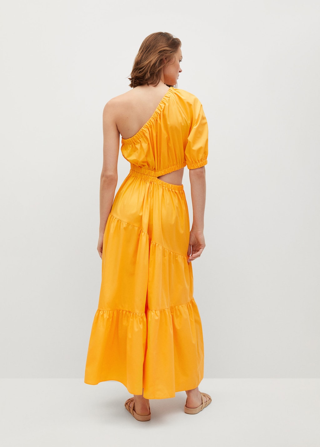 Vent cotton dress