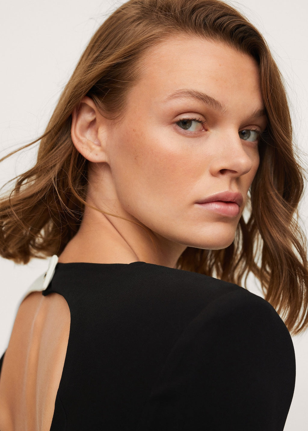 Cut-out back dress