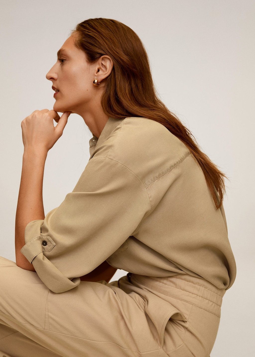 Pockets flowy shirt