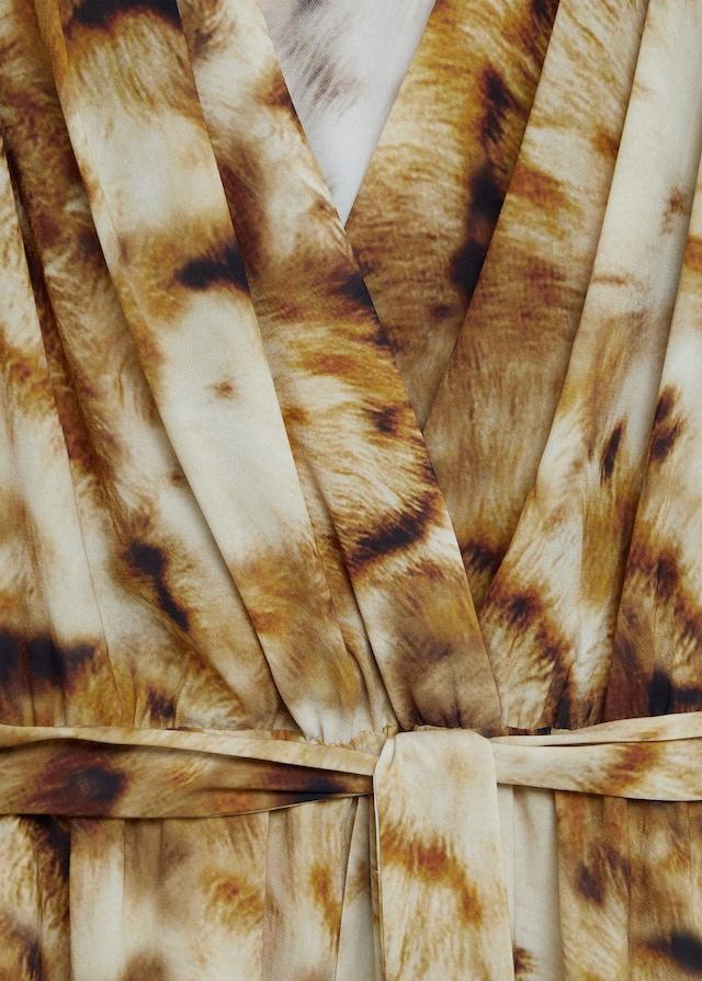 Animal print dress