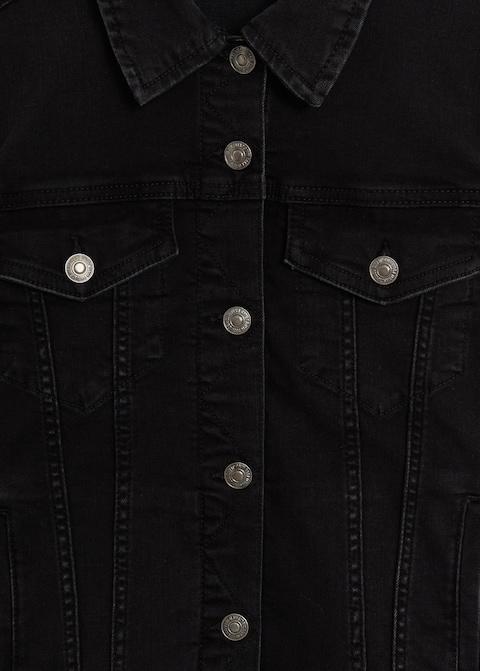 Black denim jacket