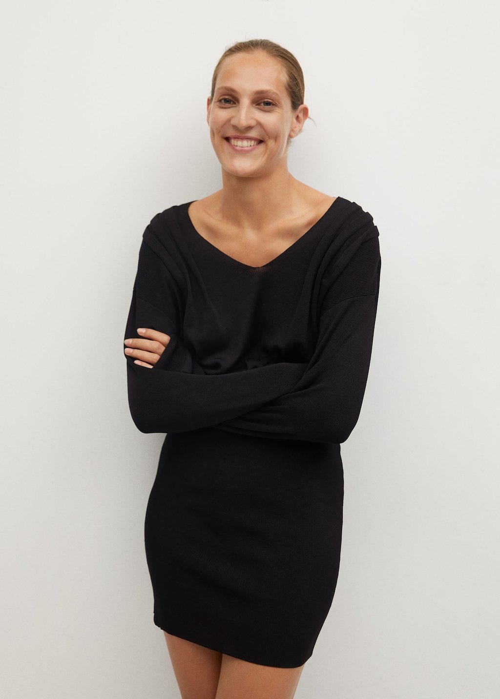Fitted jersey dress