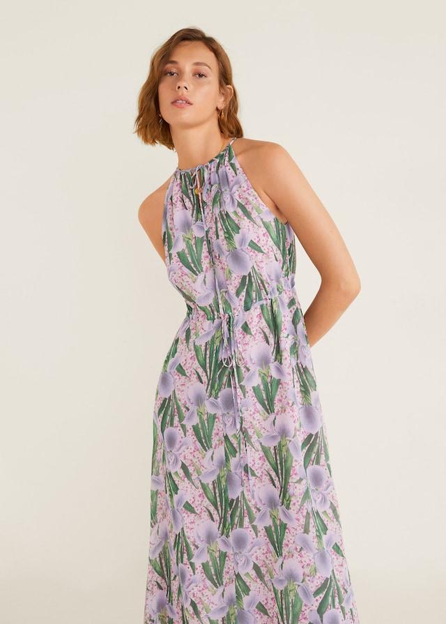 Ribbons long dress