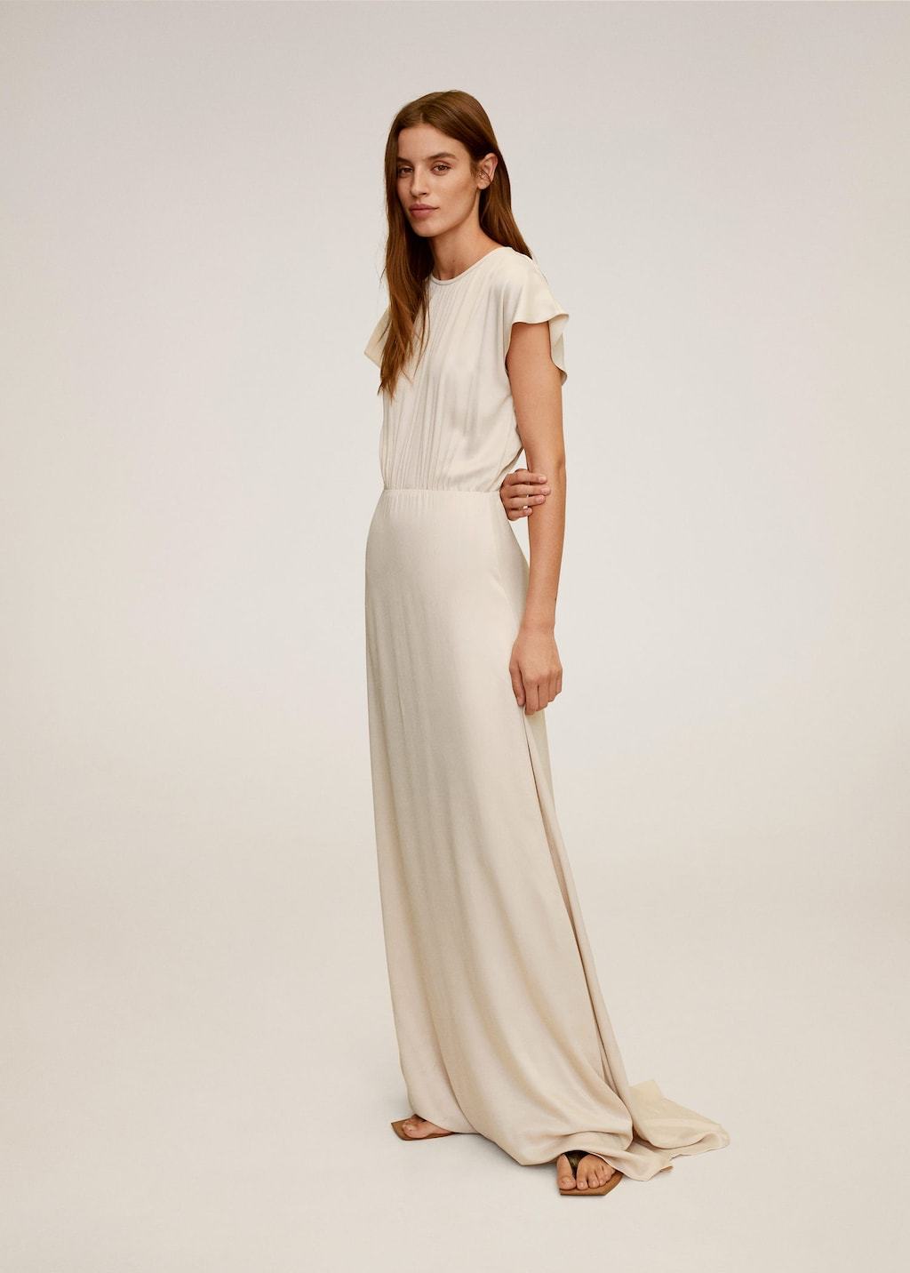 Lace back dress