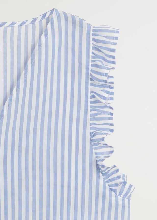 Ruffle printed top