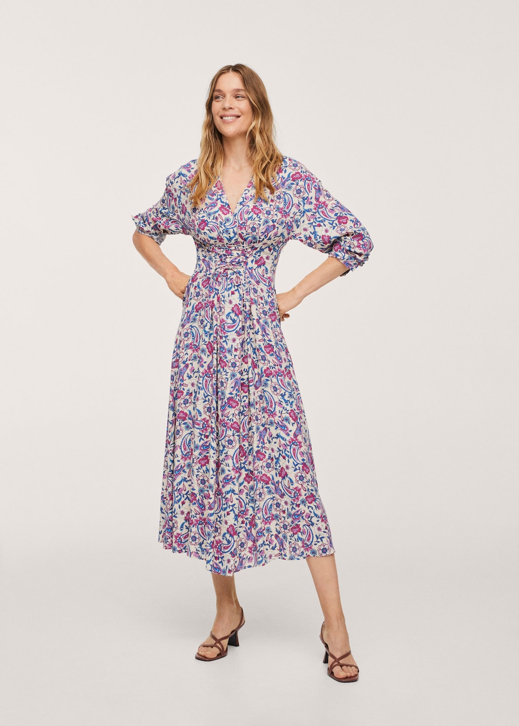 Floral print dress
