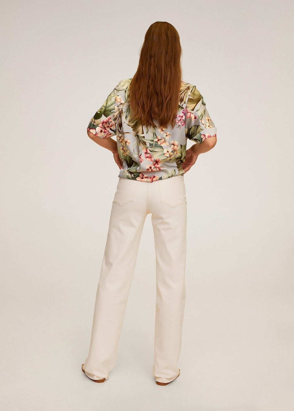 Flowers printed shirt