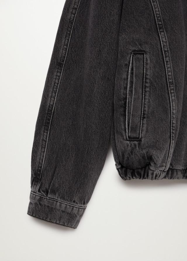 Denim bomber jacket