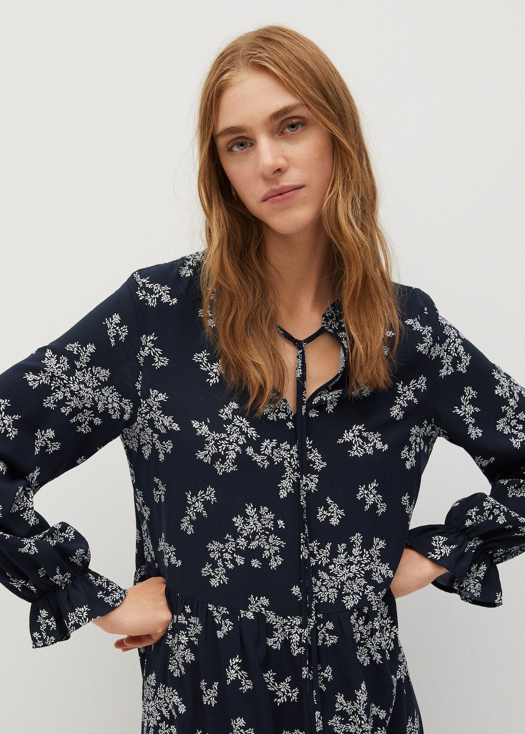 Printed long dress