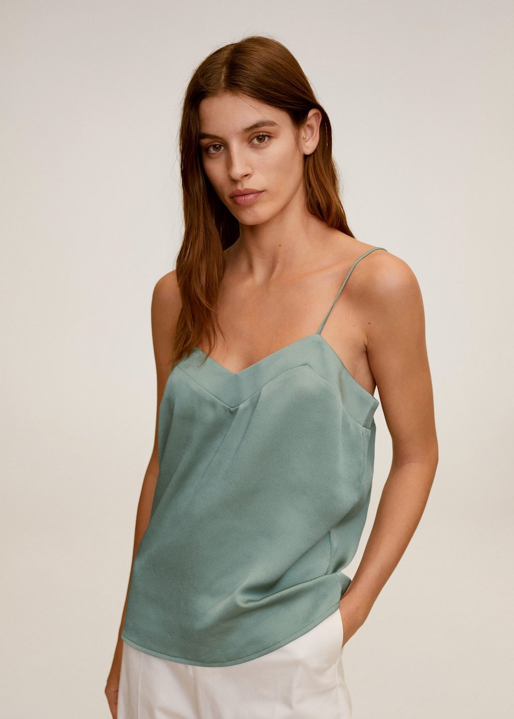 Satin top