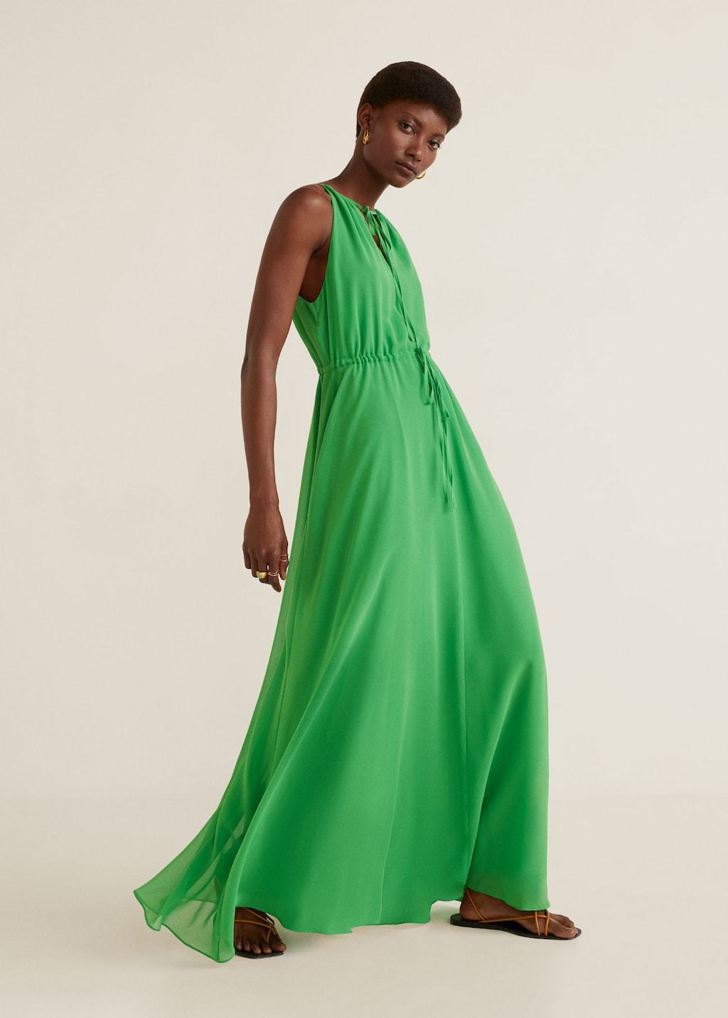 Ribbons long dress