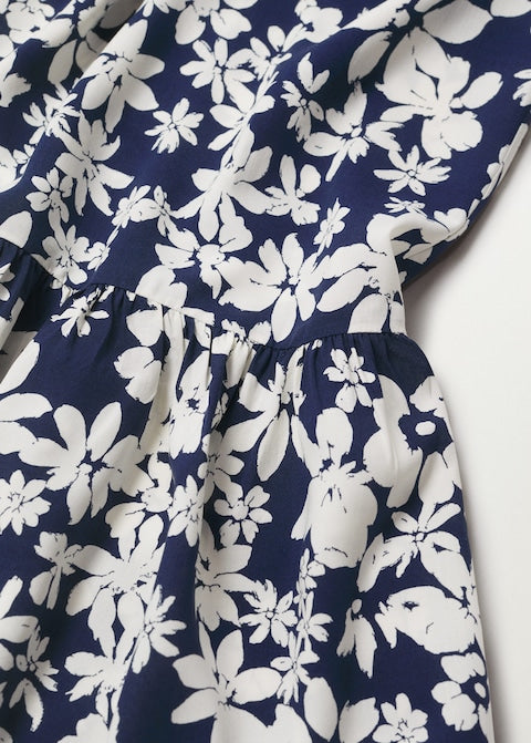 Flowy printed dress