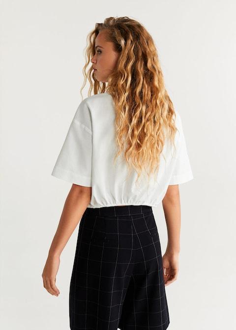 Ring cotton blouse