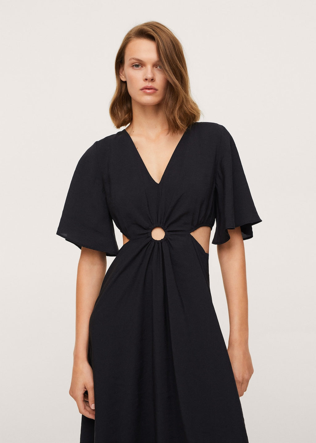 Modal slit dress