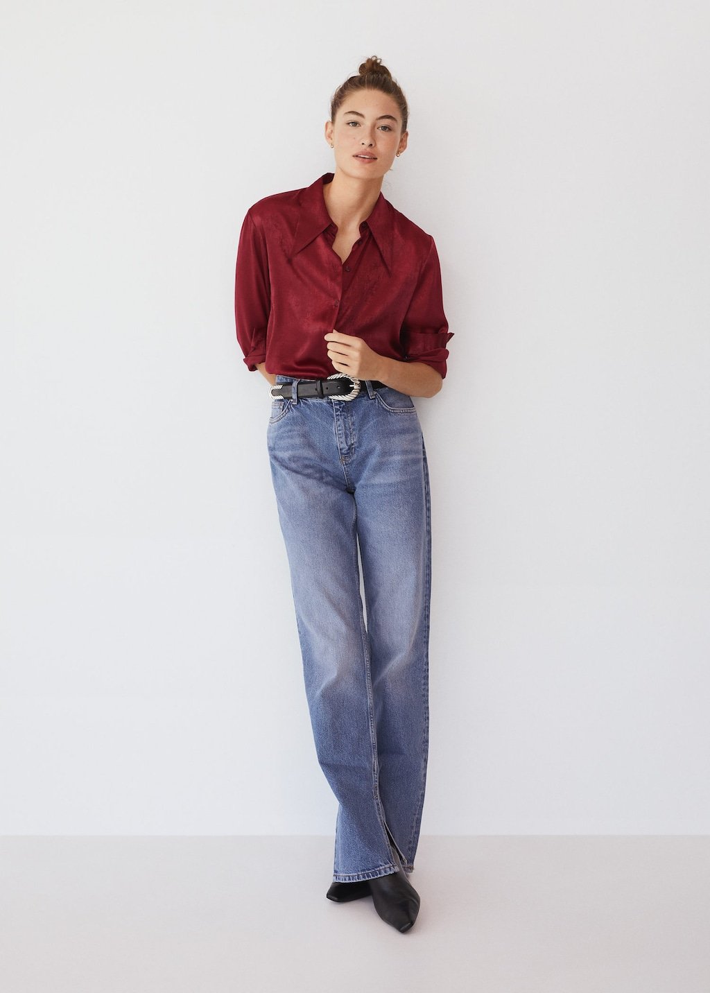 Satin shirt