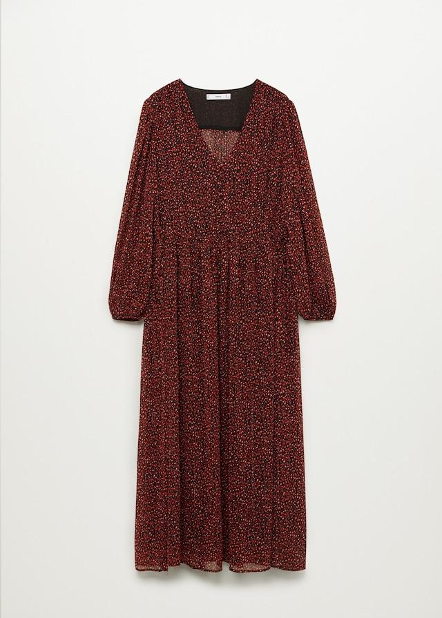 Flowy printed dress