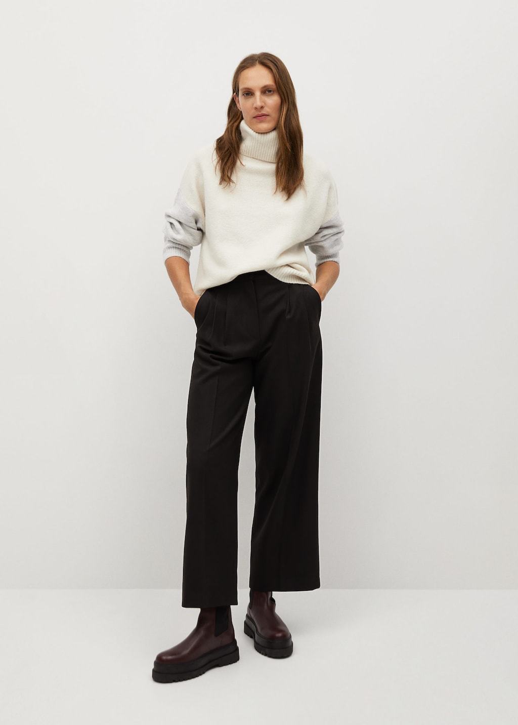 Turtle neck oversize sweater