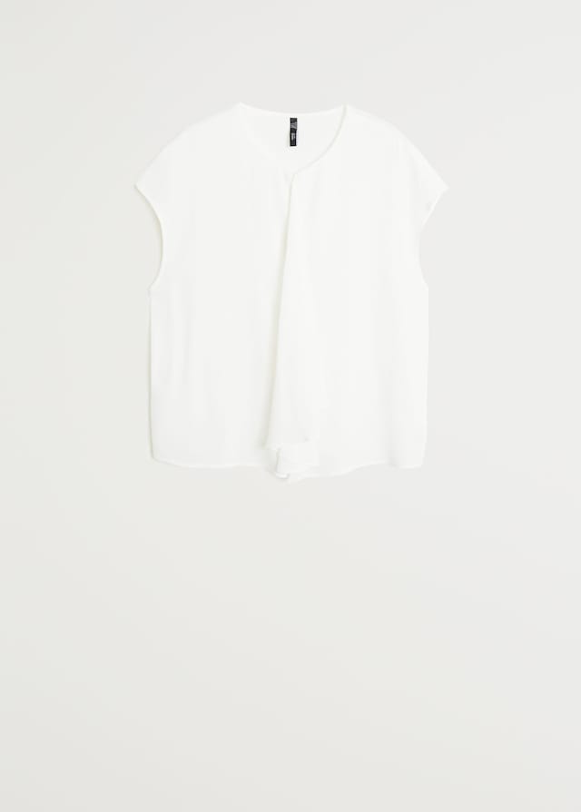 Draped detail blouse