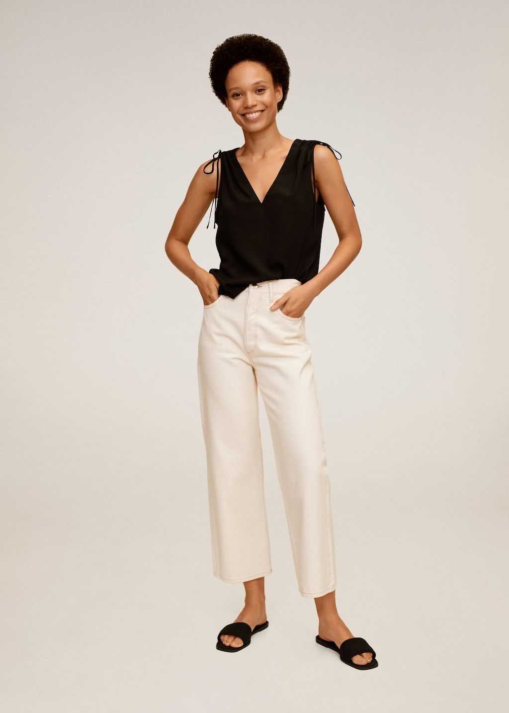 Ruched detail top