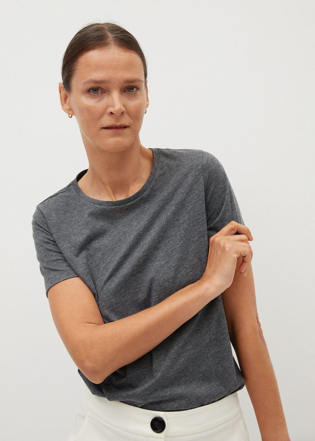 Essential cotton-blend T-shirt