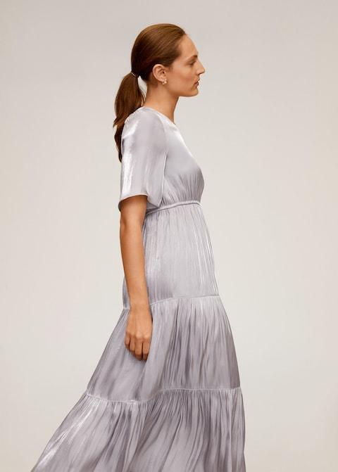 Satin midi dress