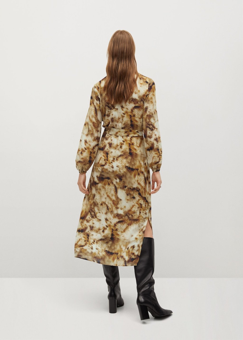 Animal print dress