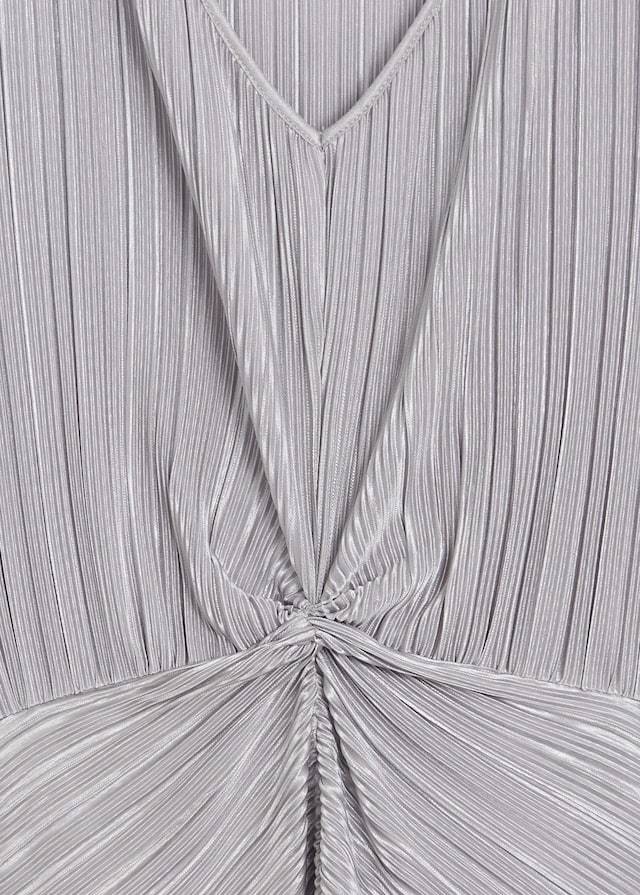 Pleated long dress