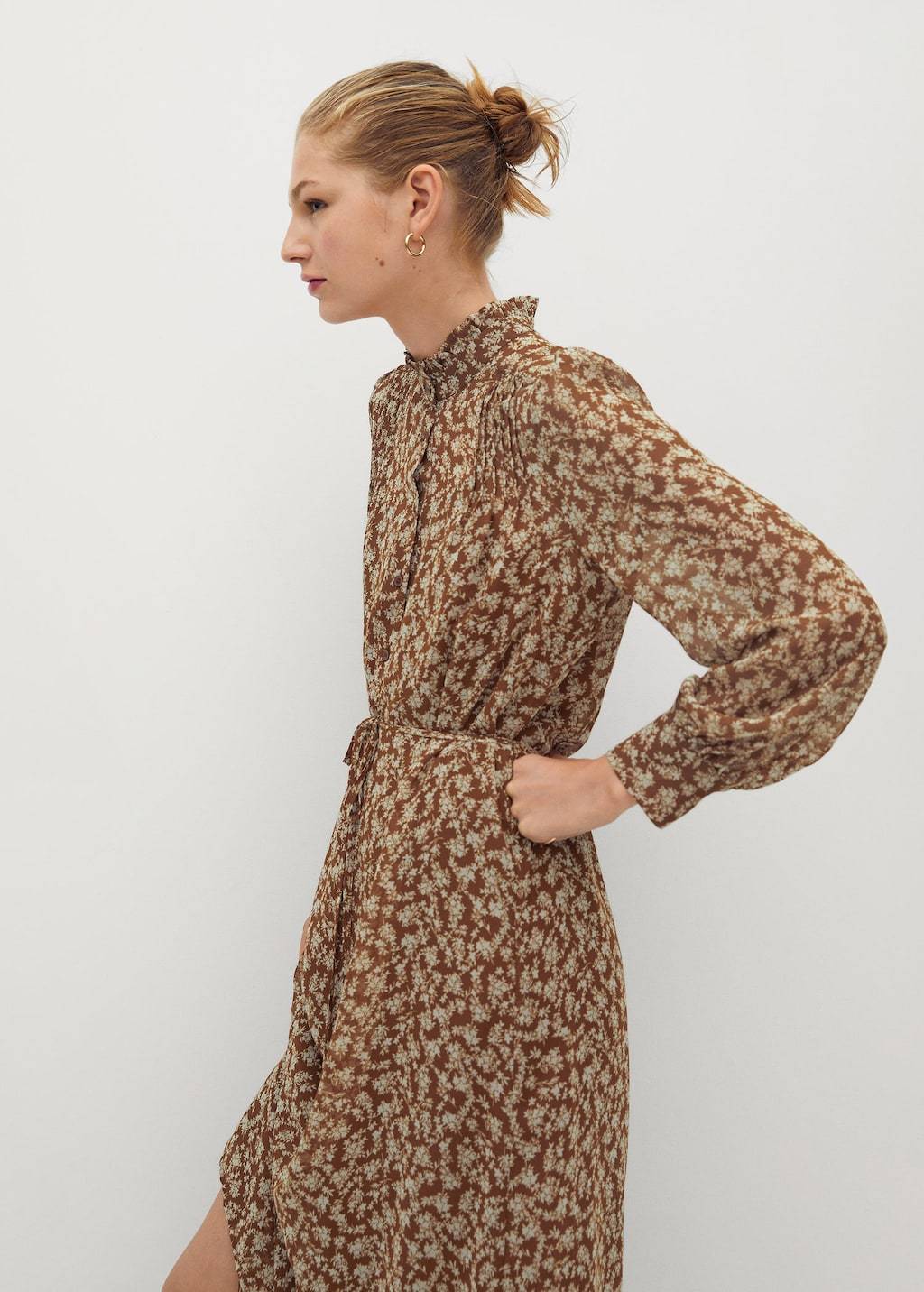 Flower print dress
