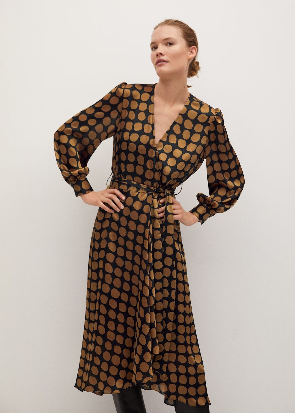 Geometric print dress