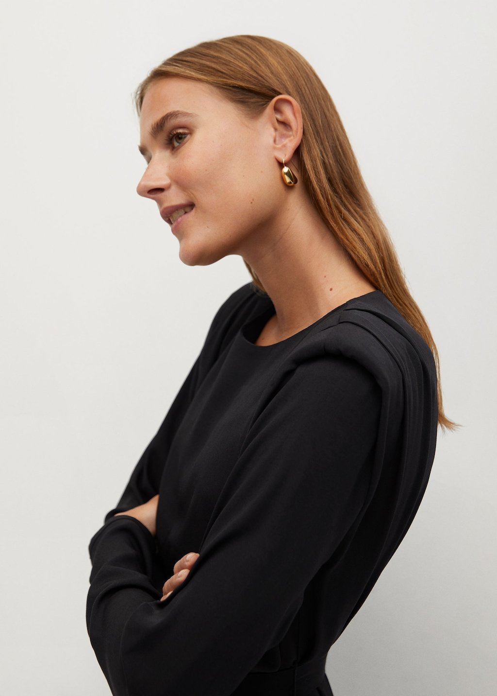 Shoulder pad dress