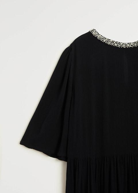 Pearl neck dress