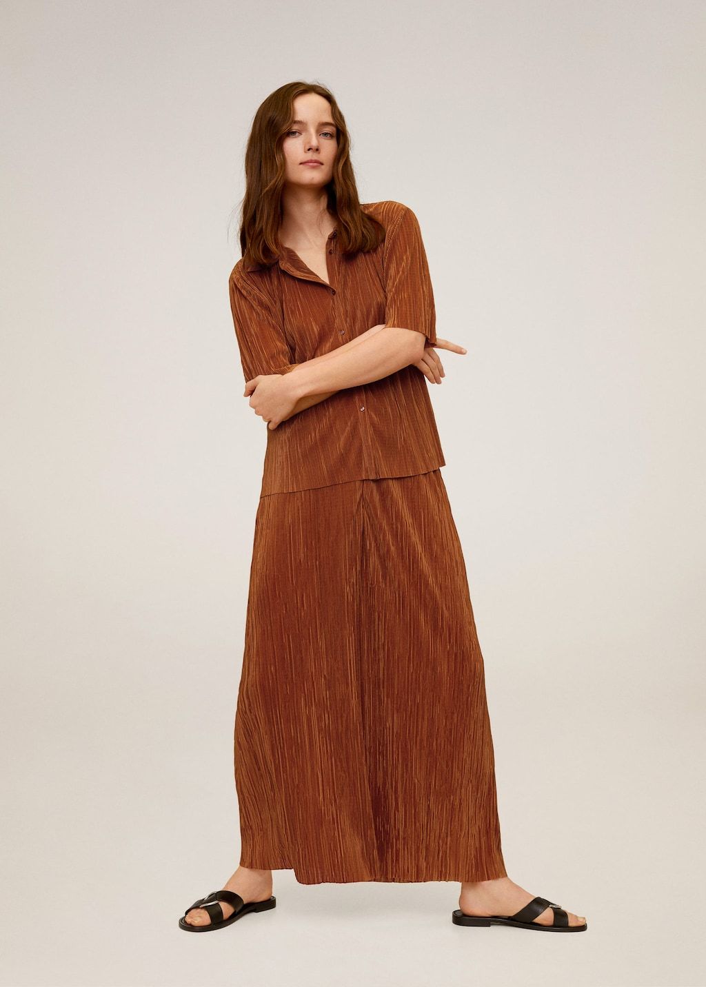 Pleated shirt