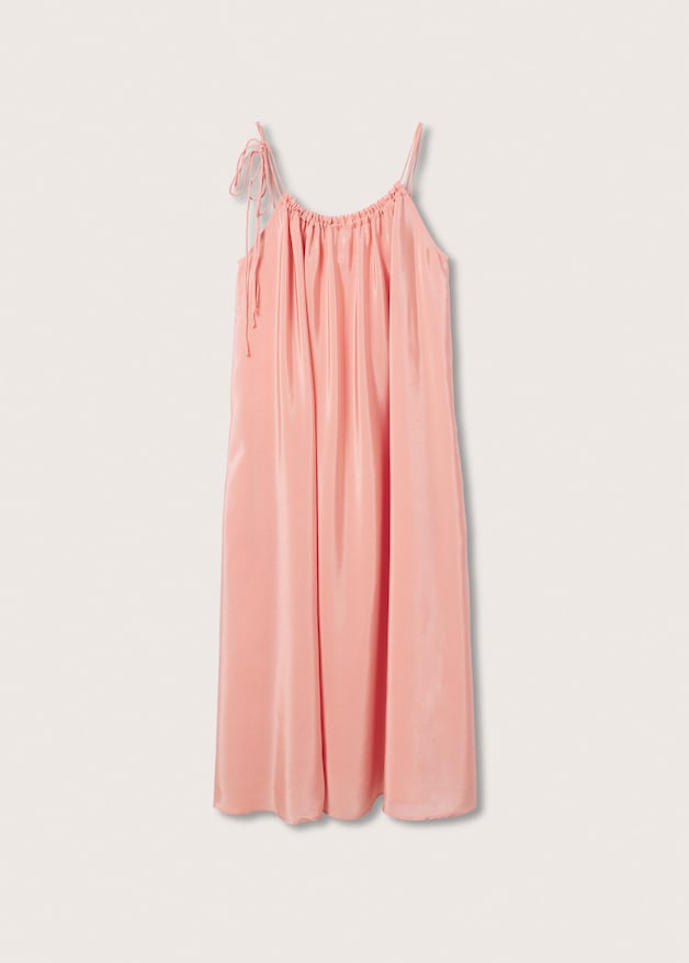 Ruched straps dress
