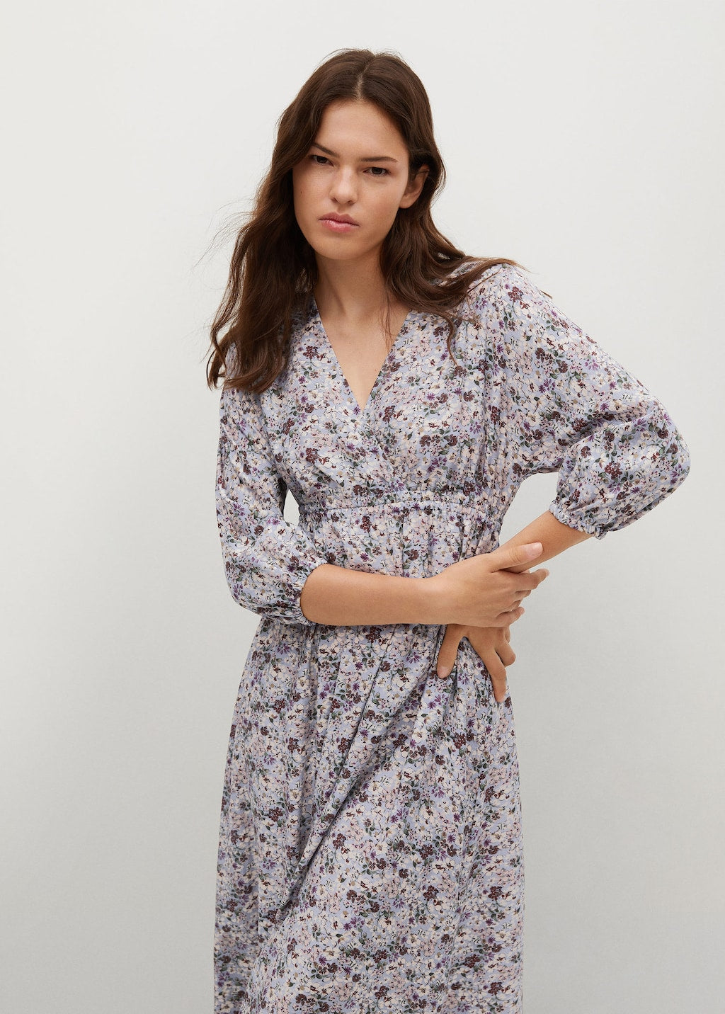 Floral print dress