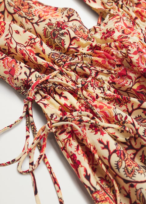 Flowy printed dress