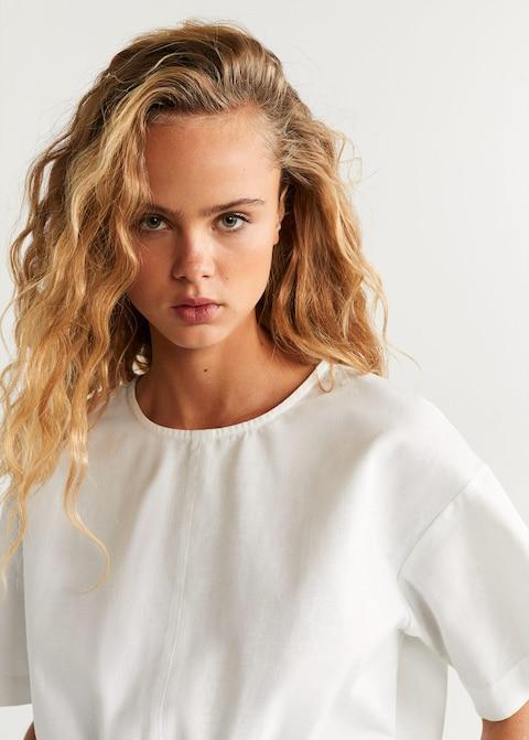 Ring cotton blouse