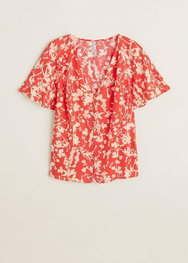 Floral print blouse