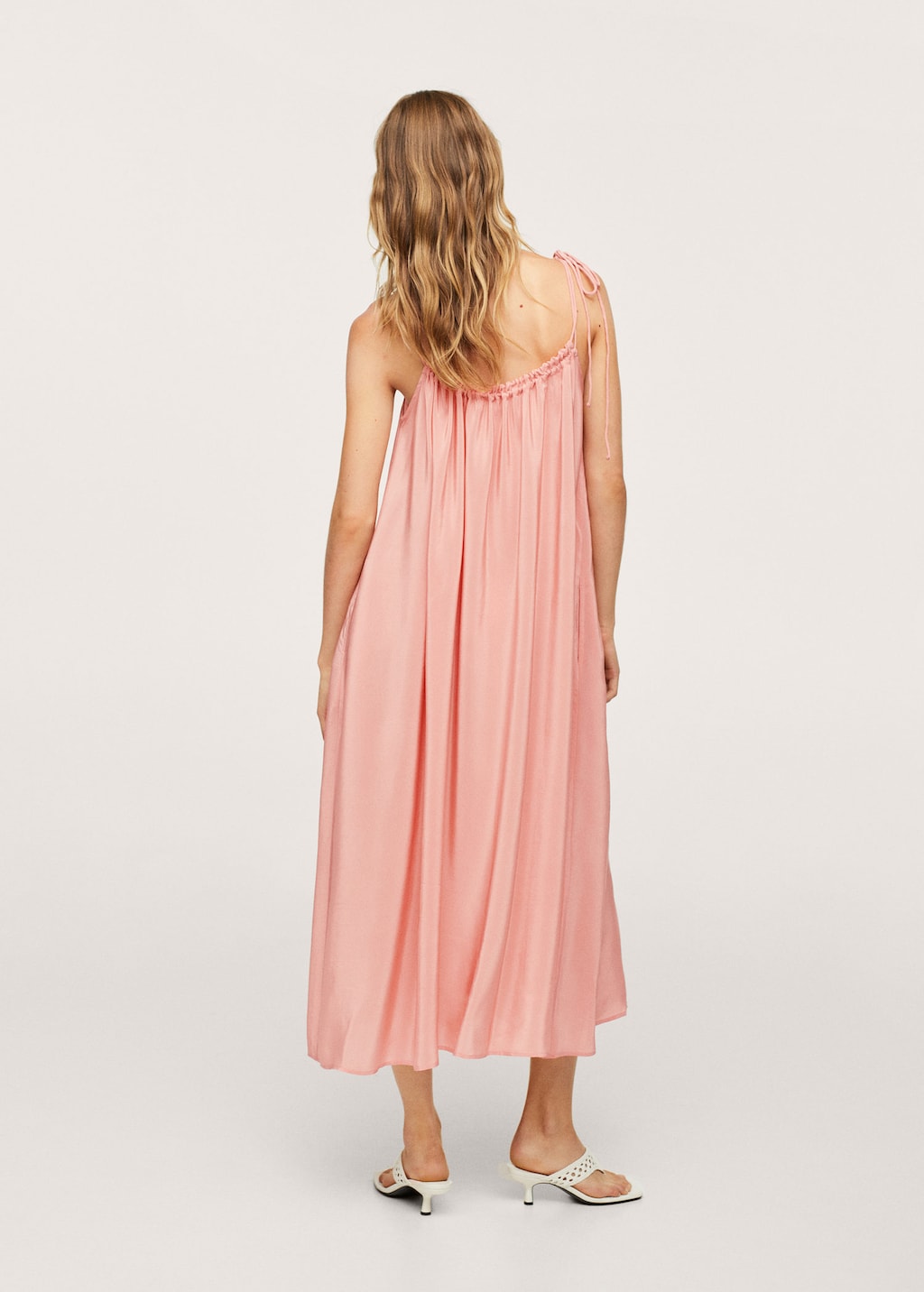 Ruched straps dress