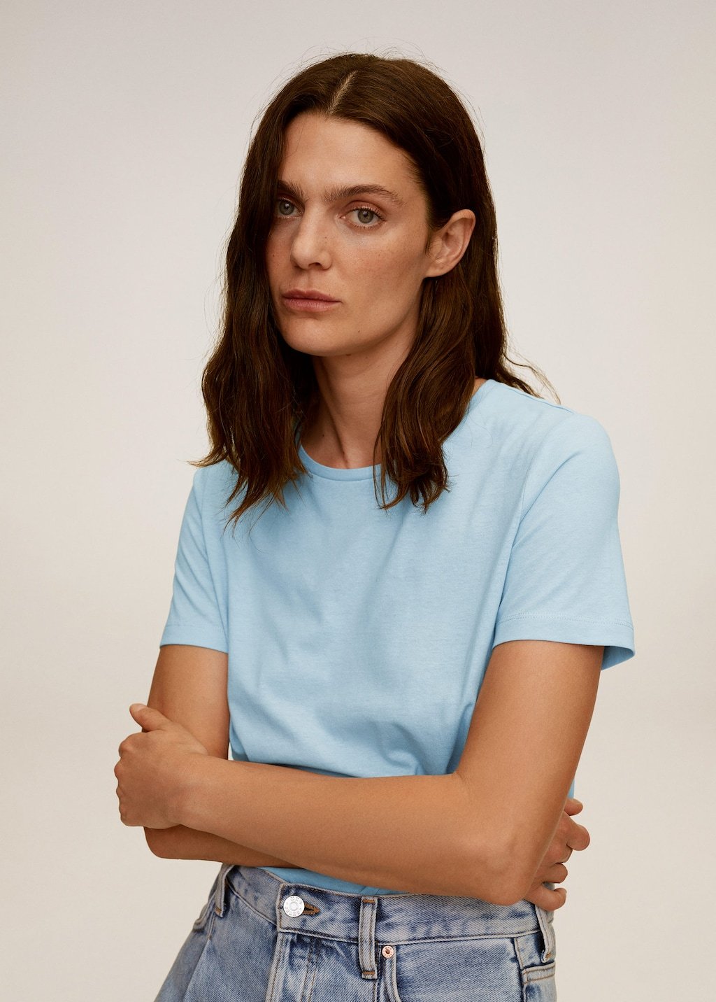 Essential cotton-blend T-shirt